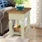 International Concepts Rectangle Vista Solid Wood Side Table with Shelf -, 24 in W, 14 in L, 24 in H, Wood, Hickory/Shell OT79-15E2 - alternate 2